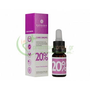 KANNABIO - Care Drops CBD 20% Oral Spray 10mL Ενίσχυση Άμυνας Οργανισμού