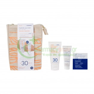 KORRES - Γιαούρτι Αντηλιακή Κρέμα Προσώπου SPF30 50 mL + Ελληνικό Γιαούρτι Αφρώδης Κρέμα Καθαρισμού 20 mL