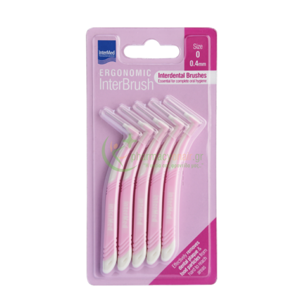 INTERMED - Ergonomic InterBrush Μεσοδόντια Size 0 (0.4mm) 5τμχ Μεσοδόντια Βουρτσάκια INTERMED - Ergonomic InterBrush Μεσοδόντια Size 0 (0.4mm) 5τμχ Μεσοδόντια Βουρτσάκια