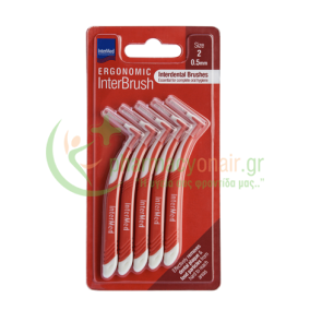 INTERMED - Ergonomic InterBrush Μεσοδόντια Size 2 (0.5mm) 5τμχ