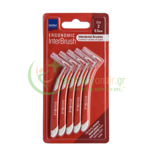 INTERMED - Ergonomic InterBrush Μεσοδόντια Size 2 (0.5mm) 5τμχ