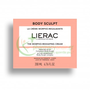 LIERAC - Body Sculpt Η Κρέμα Μορφο-Σμίλευσης 200mL Κυτταρίτια - Τοπικό Πάχος - Ραγάδες