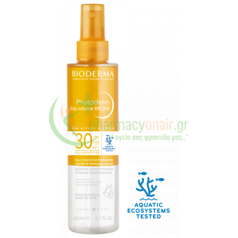 BIODERMA - Photoderm Eau Solaire BRONZ Hydrating Protective Water SPF30 200mL