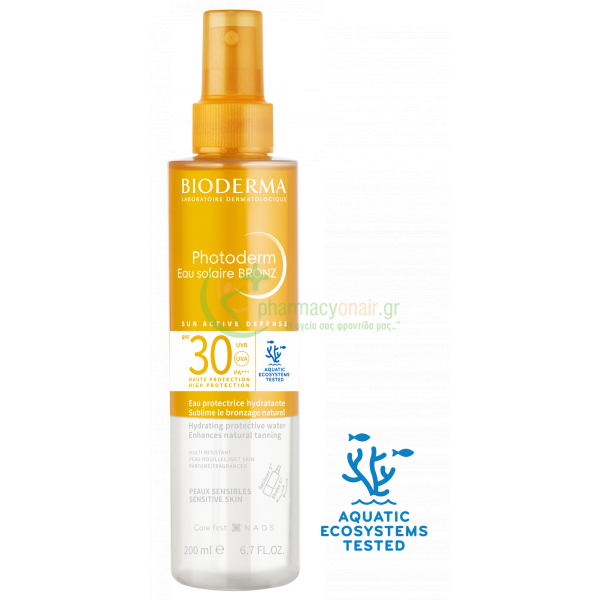 BIODERMA - Photoderm Eau Solaire BRONZ Hydrating Protective Water SPF30 200mL Αντιηλιακά Προσώπου BIODERMA - Photoderm Eau Solaire BRONZ Hydrating Protective Water SPF30 200mL Αντιηλιακά Προσώπου