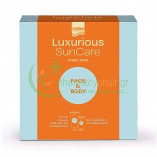 INTERMED - Luxurious Sun Care Pack Face Cream SPF50+ 75mL & Body Cream SPF15 200mL Αντιηλιακά Προσώπου