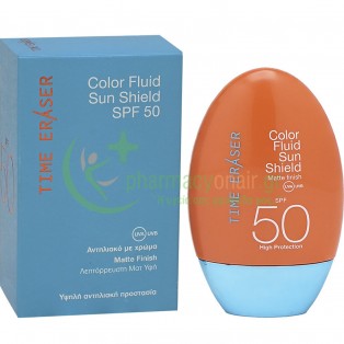 MEDISEI - Time Eraser Color Fluid Sun Shield SPF50 50mL Αντιηλιακά Προσώπου