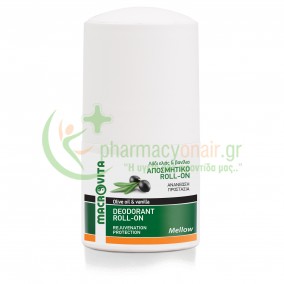 MACROVITA - Αποσμητικό Roll-Οn Mellow με Λάδι Ελιάς & Βανίλια 50mL