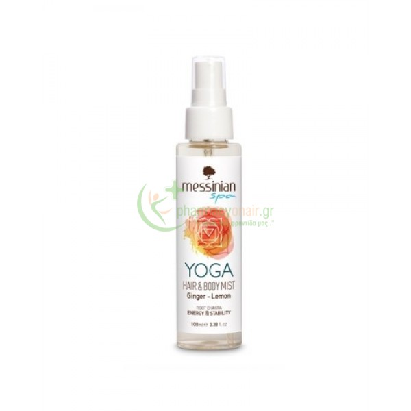 MESSINIAN SPA - Hair & Body Mist Yoga Ginger - Lemon 100mL Αρώματα - Κολώνιες MESSINIAN SPA - Hair & Body Mist Yoga Ginger - Lemon 100mL Αρώματα - Κολώνιες