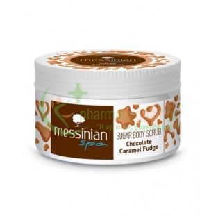 MESSINIAN SPA - Sugar Body Scrub with Chocolate - Caramel Fudge 250mL Απολέπιση - Scrub Σώματος