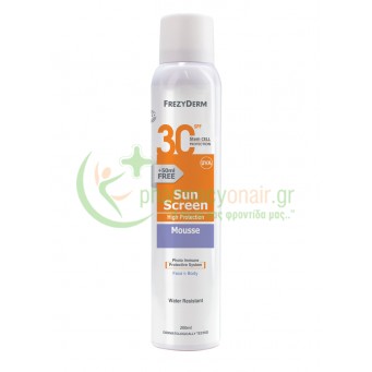 FREZYDERM - Sun Screen Mousse Face & Body SPF30 200mL