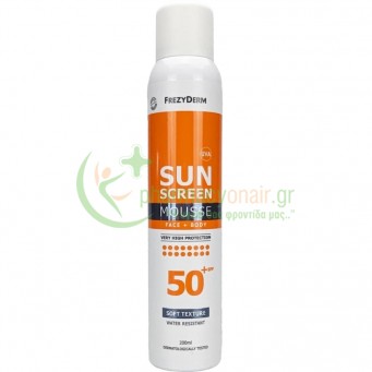 FREZYDERM - Sun Screen Mousse Face & Body SPF50+ 200mL