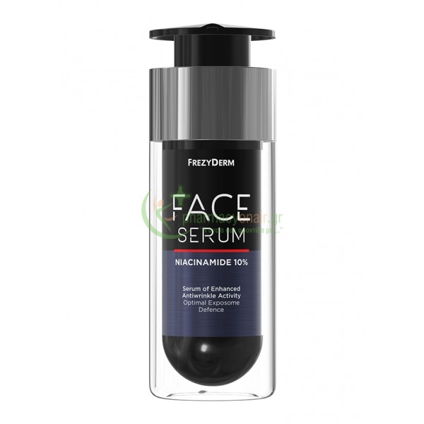 FREZYDERM - Face Serum Niacinamide 10% Ορός Δερματικής Ομοιογένειας με Νιασιναμίδη 30mL Ενυδάτωση - Λάμψη