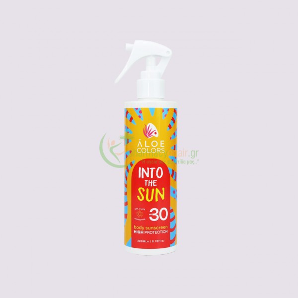 ALOE+ COLORS - Into the Sun Body Sunscreen SPF30 200ml Αντηλιακά Σώματος