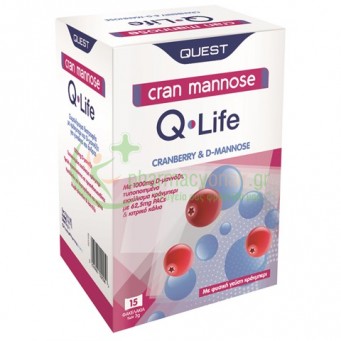QUEST - Q-Life Cran Mannose sachets 15s