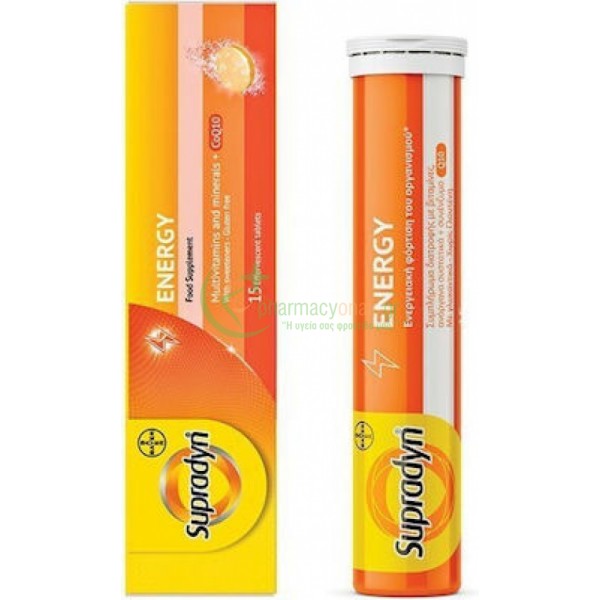 BAYER - Supradyn Energy 15s (Αναβράζοντα Δισκία) Ατονία - Κόπωση BAYER - Supradyn Energy 15s (Αναβράζοντα Δισκία) Ατονία - Κόπωση