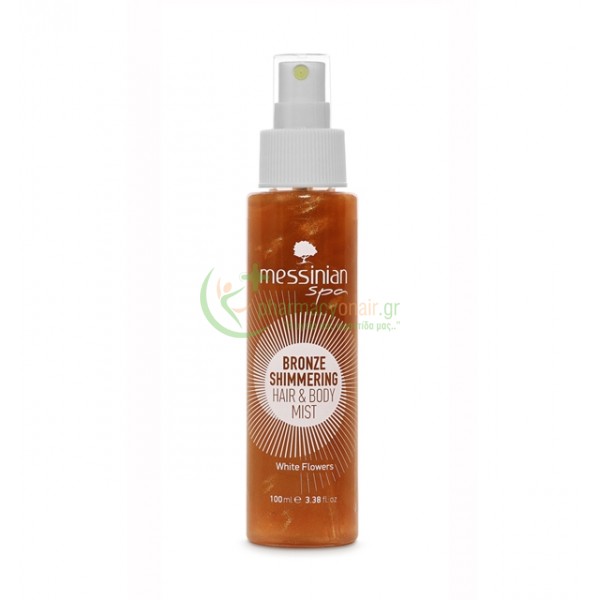 MESSINIAN SPA - Hair & Body Mist Bronze Shimmering White Flowers 100mL Ενυδάτωση Σώματος