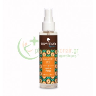MESSINIAN SPA - Hair & Body Mist Βερύκοκο & Μάνγκο 100mL Ενυδάτωση Σώματος