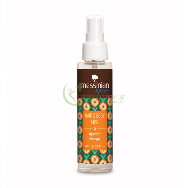 MESSINIAN SPA - Hair & Body Mist Βερύκοκο & Μάνγκο 100mL Ενυδάτωση Σώματος