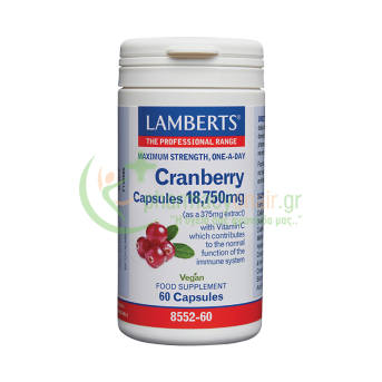 LAMBERTS - Cranberry 18.750mg caps 60s
