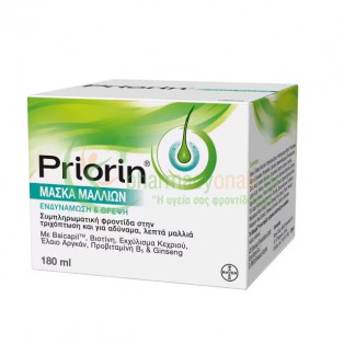 BAYER - Priorin Μάσκα Μαλλιών 180mL Μάσκες Μαλλιών