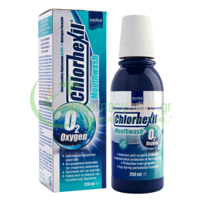INTERMED - Chlorhexil 0.20% O2 Oxygen Στοματικό Διάλυμα 250mL