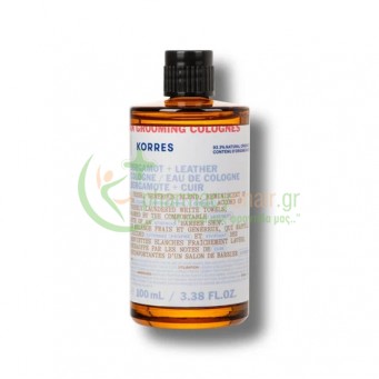 KORRES - Athenian Grooming Περγαμόντο + Δέρμα Eau de Cologne 100mL