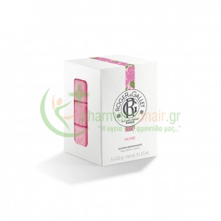 ROGER & GALLET - Rose Σαπούνια  3x100gr Αφρόλουτρα - Υγρά Καθαρισμού