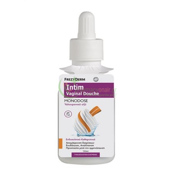 FREZYDERM - Intim Vaginal Douche Υαλουρονικό Οξύ pH 7.0 150mL Καθαρισμός Ευαίσθητης Περιοχής