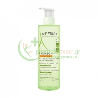 A-DERMA - Exomega Control Gel 2 in 1 500mL Αφρόλουτρα - Υγρά Καθαρισμού