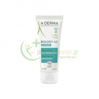 A-DERMA - Biology AC Global Soin Matifiant Anti-Imperfections 40mL