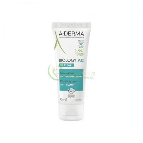 A-DERMA - Biology AC Global Soin Matifiant Anti-Imperfections 40mL 