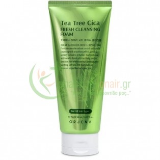 ORJENA - Tea Tree Cica Fresh Cleansing Foam 180mL Καθαρισμός προσώπου - Ντεμακιγιάζ