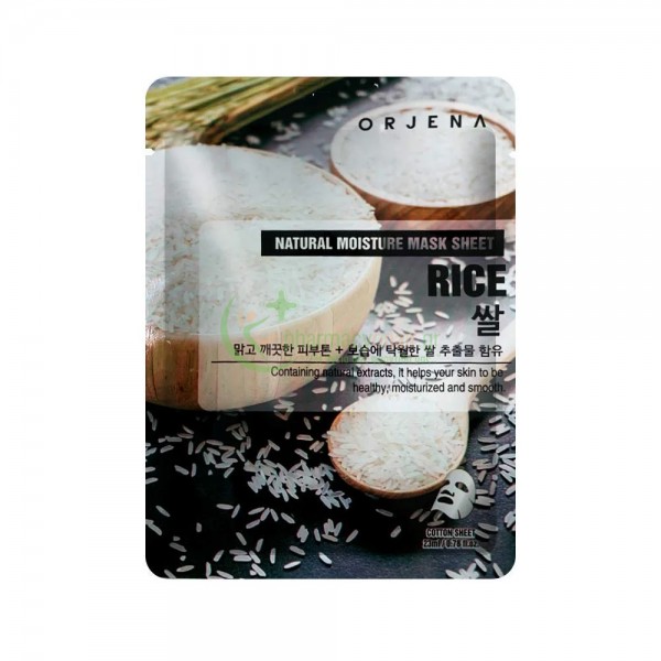 ORJENA - Natural Moisture Rice Mask Sheet 23 mL Καθαρισμός προσώπου - Ντεμακιγιάζ ORJENA - Natural Moisture Rice Mask Sheet 23 mL Καθαρισμός προσώπου - Ντεμακιγιάζ