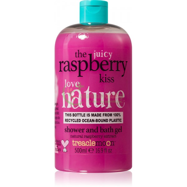 TREACLEMOON - The Juicy Raspberry Kiss Shower and Bath Gel 500mL Αφρόλουτρα - Υγρά Καθαρισμού