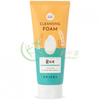 ORJENA - Smile Day Cleansing Foam Rice 180mL