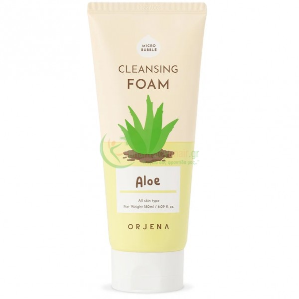 ORJENA - Smile Day Cleansing Foam Aloe 180mL Καθαρισμός προσώπου - Ντεμακιγιάζ ORJENA - Smile Day Cleansing Foam Aloe 180mL Καθαρισμός προσώπου - Ντεμακιγιάζ
