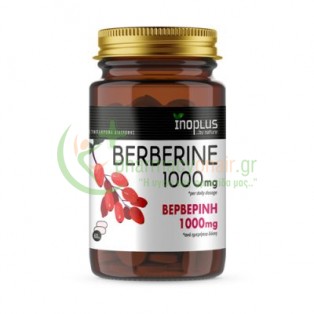 INOPLUS - Berberine 1000mg caps 60s Χοληστερίνη - Λιπίδια