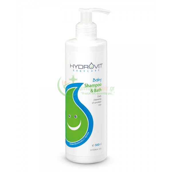 HYDROVIT - Baby Shampoo & Bath 300mL Καθαρισμός Μωρού HYDROVIT - Baby Shampoo & Bath 300mL Καθαρισμός Μωρού