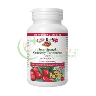 NATURAL FACTORS - CranRich Plus caps 60s Κράνα (Cranberry)