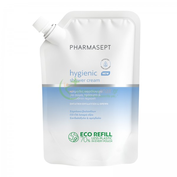 PHARMASEPT - Hygienic Shower Cream Refill 900mL Αφρόλουτρα - Υγρά Καθαρισμού PHARMASEPT - Hygienic Shower Cream Refill 900mL Αφρόλουτρα - Υγρά Καθαρισμού