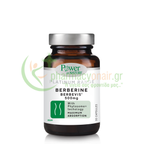 POWER HEALTH - Platinum Range Berberine 500mg caps 30s