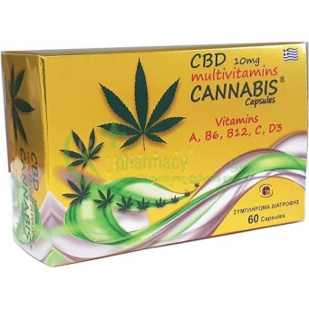 MEDICHROM - CBD 10mg Cannabis Multivitamins caps 60s