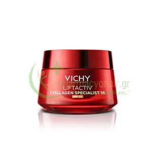 VICHY - Liftactiv Collagen Specialist 16 SPF50 Κρέμα Ημέρας 50mL Αντιγήρανση 35+