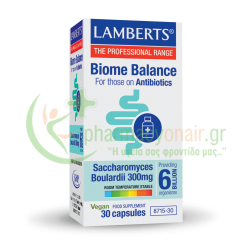 LAMBERTS - Biome Balance For Those on Antibiotics​ (Saccharomyces Cerevisiae Boulardii) caps 30s