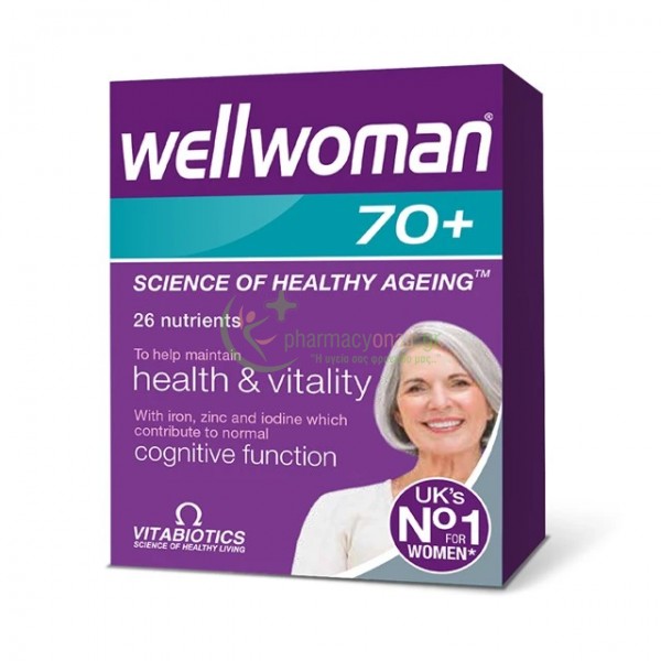 VITABIOTICS - Wellwoman 70+ tabs 30s Εμμηνόπαυση