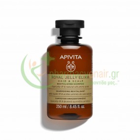 APIVITA - Royal Jelly Elixir Σαμπουάν Αναζωογόνησης με Royal Jelly-IR & Φυσικά Αμινοξέα Μεταξιού 250mL