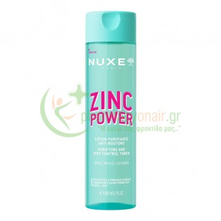 NUXE - Zinc Power Purifying and Spot Control Toner 200mL Καθαρισμός προσώπου - Ντεμακιγιάζ