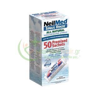 NEILMED - Sinus Rinse Premixed Sachets 50τμχ Αποσυμφορητικά