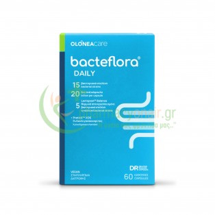 OLONEA - Bacteflora Daily veg caps 60s Δυσκοιλιότητα