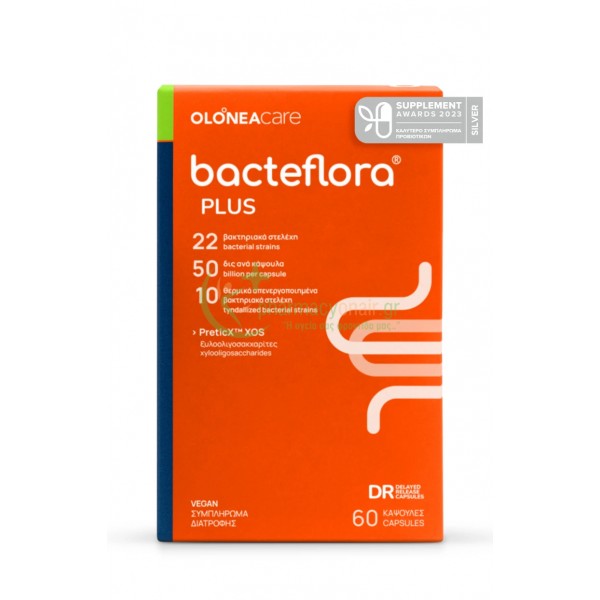 OLONEA - Bacteflora Plus veg caps 60s Δυσκοιλιότητα OLONEA - Bacteflora Plus veg caps 60s Δυσκοιλιότητα